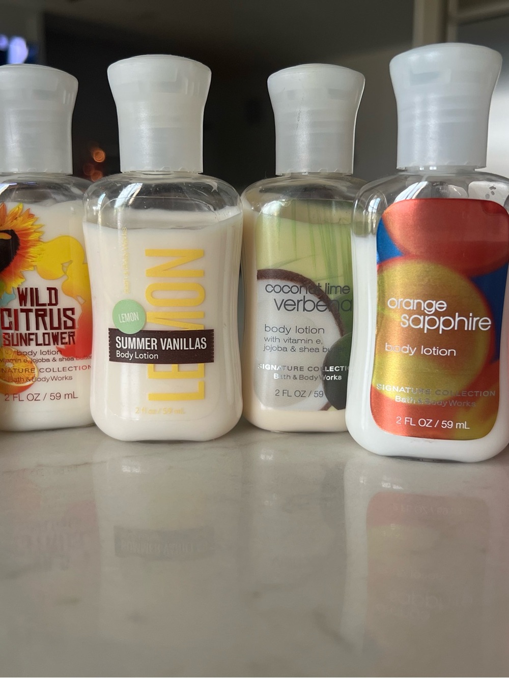 Bath & Body Works Mini Travel Size Body Lotion discontinued scents